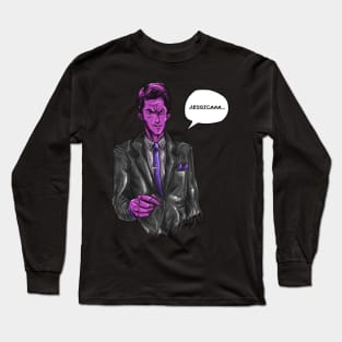 Mr. Purple man Long Sleeve T-Shirt